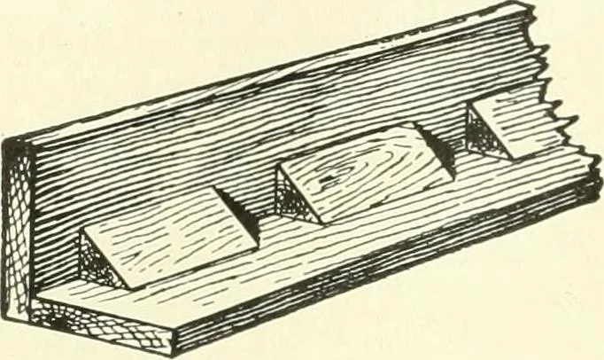 An illustration from A shorter course in woodworking; a practical manual for home and school, 1911, leaf 99