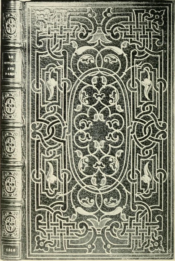 An illustration from A short historical sketch of the art of bookbinding, 1895, leaf 15