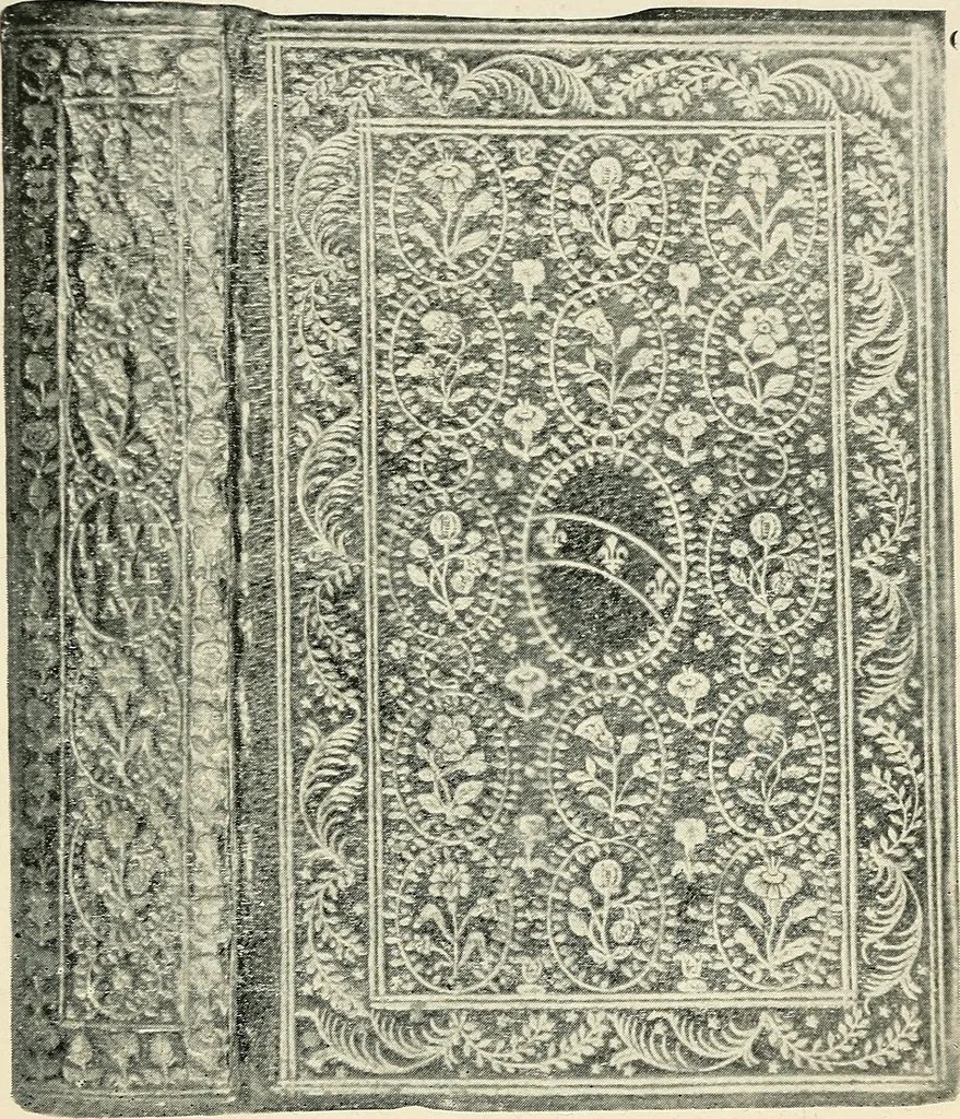 An illustration from A short historical sketch of the art of bookbinding, 1895, leaf 40