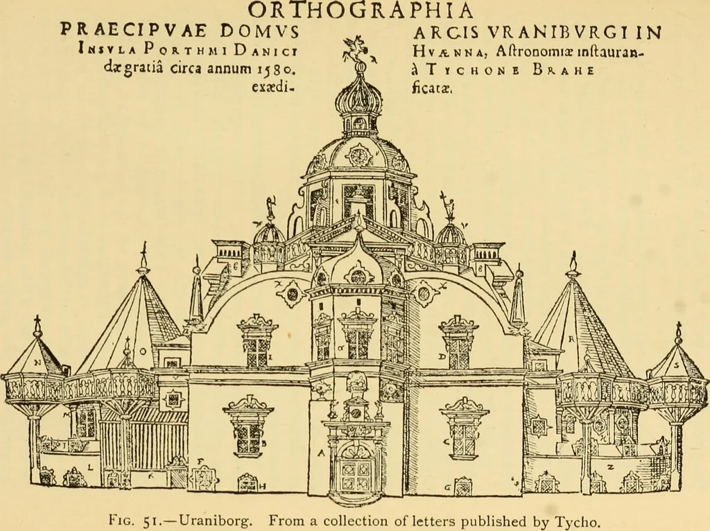 An illustration from A short history of astronomy, 1898, leaf 176