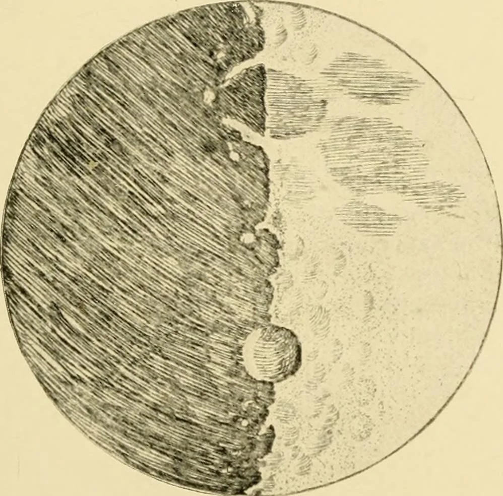 An illustration from A short history of astronomy, 1898, leaf 196