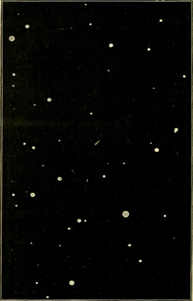 An illustration from A short history of astronomy, 1898, leaf 447