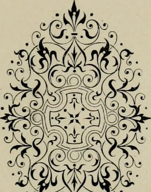 An illustration from A short history of bookbinding and a glossary of styles and terms used in binding, with a brief account of the celebrated binders and patrons of bookbinding from whom the various styles are named, description of leathers, etc, 1895, leaf 14