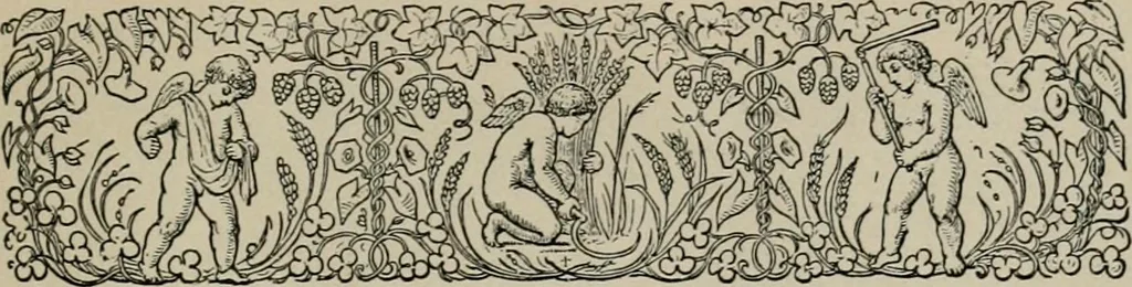 An illustration from A short history of bookbinding and a glossary of styles and terms used in binding, with a brief account of the celebrated binders and patrons of bookbinding from whom the various styles are named, description of leathers, etc, 1895, leaf 36