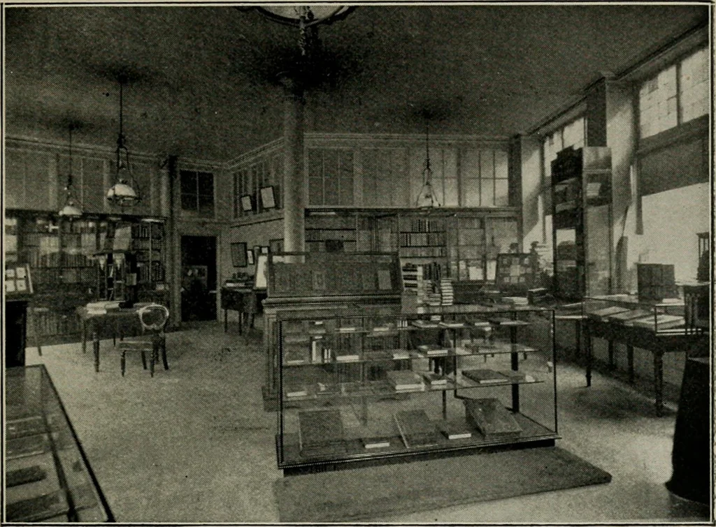 An illustration from A short history of bookbinding and a glossary of styles and terms used in binding, with a brief account of the celebrated binders and patrons of bookbinding from whom the various styles are named, description of leathers, etc, 1895, leaf 38