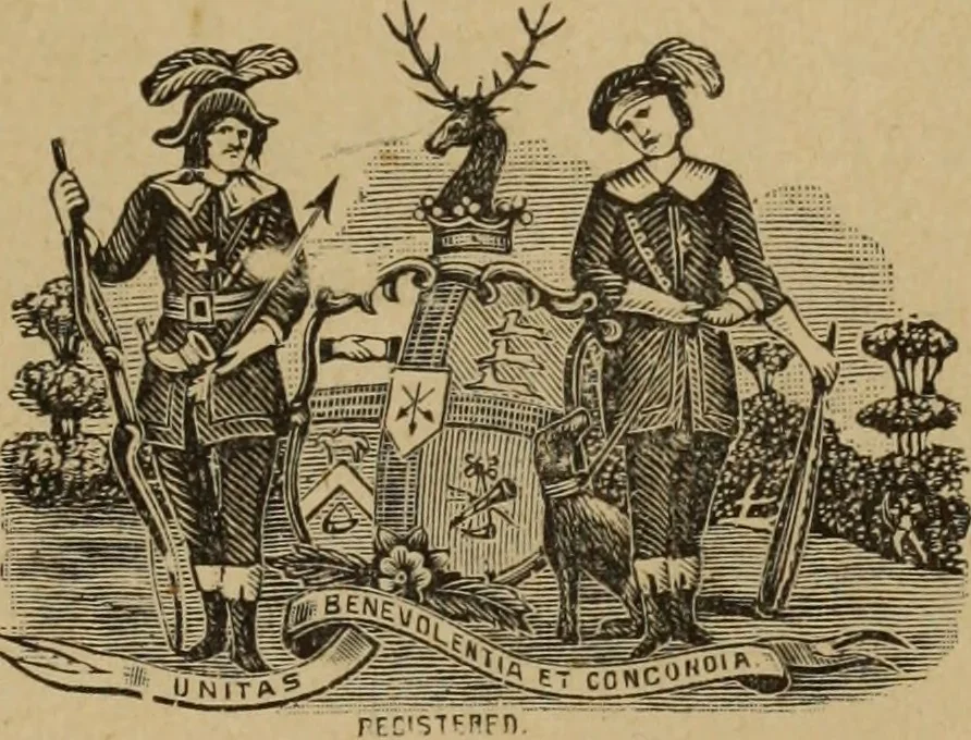 An illustration from A short history of Court Pride of Ontario, no. 5640, Hamilton, Ontario, 1896, leaf 8