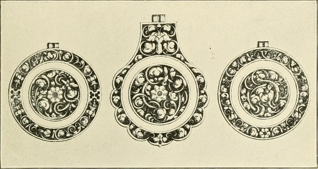 An illustration from A short history of engraving [and] etching : for the use of collectors and students; with full bibliography, classified list and index of engravers, 1908, leaf 154
