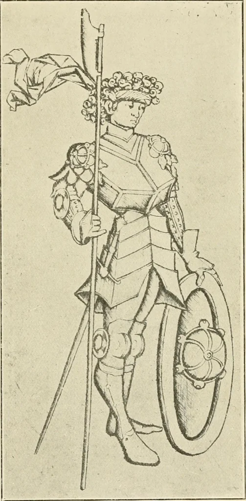 An illustration from A short history of engraving [and] etching : for the use of collectors and students; with full bibliography, classified list and index of engravers, 1908, leaf 54