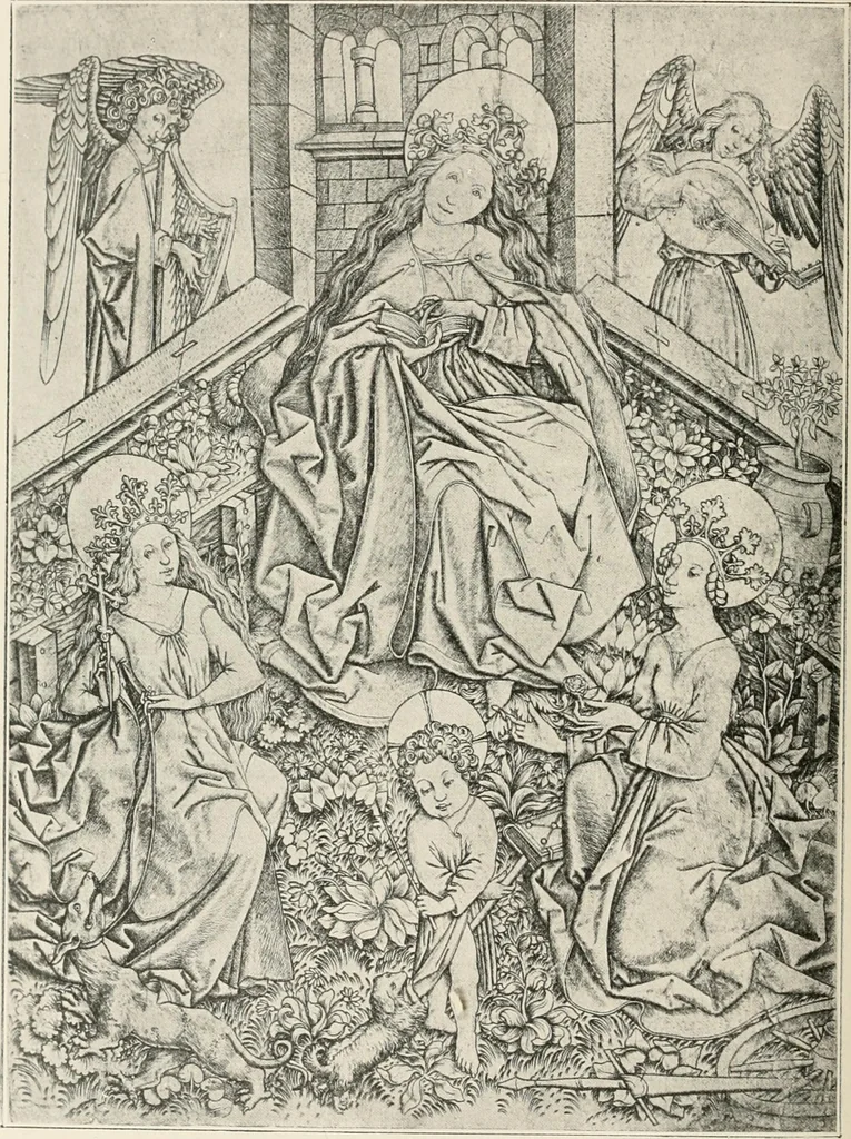 An illustration from A short history of engraving [and] etching : for the use of collectors and students; with full bibliography, classified list and index of engravers, 1908, leaf 55