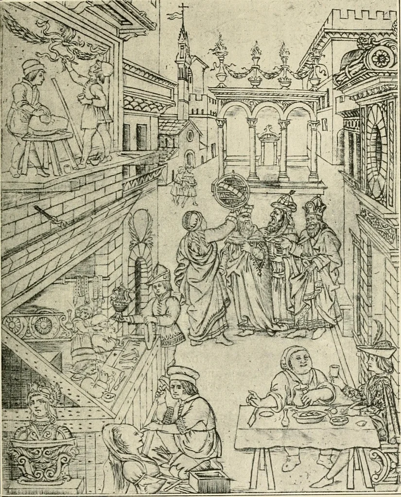 An illustration from A short history of engraving [and] etching : for the use of collectors and students; with full bibliography, classified list and index of engravers, 1908, leaf 70
