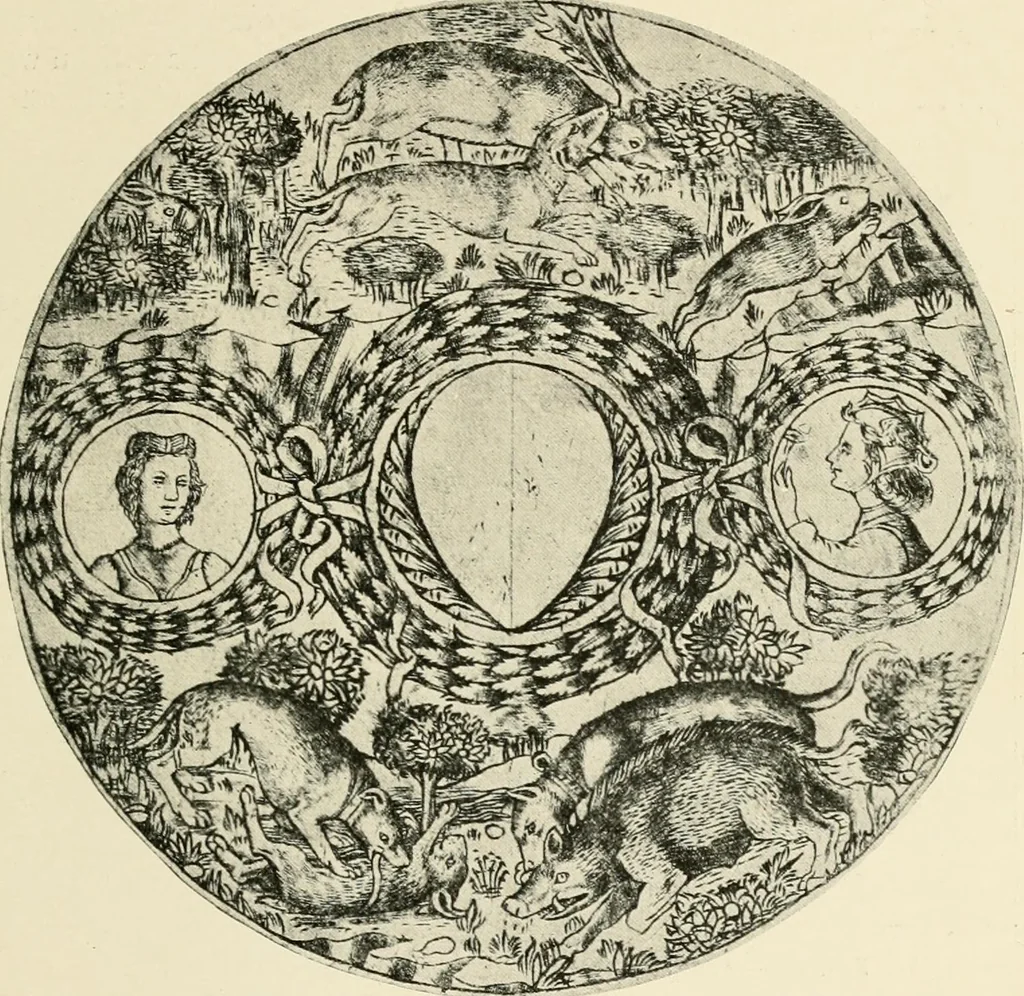 An illustration from A short history of engraving [and] etching : for the use of collectors and students; with full bibliography, classified list and index of engravers, 1908, leaf 74