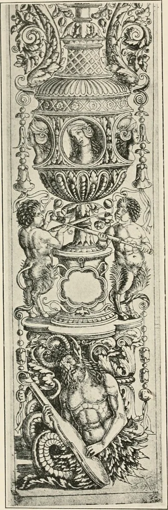 An illustration from A short history of engraving [and] etching : for the use of collectors and students; with full bibliography, classified list and index of engravers, 1908, leaf 87