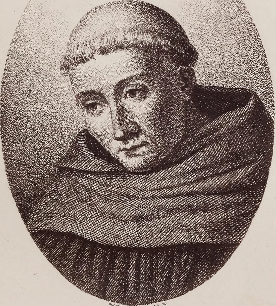 An illustration from A short history of monks and monasteries, 1900, leaf 192
