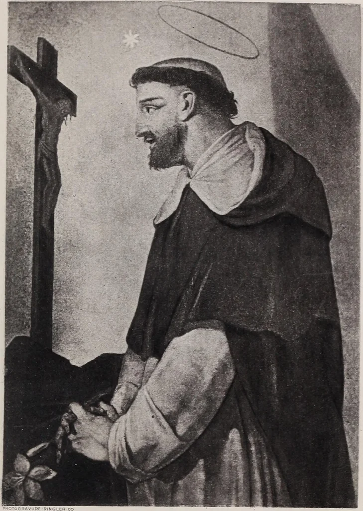 An illustration from A short history of monks and monasteries, 1900, leaf 232