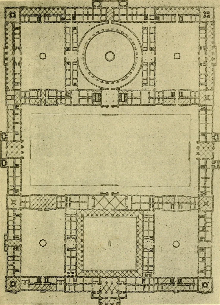 An illustration from A short history of renaissance architecture in England, 1500-1800, 1900, leaf 100