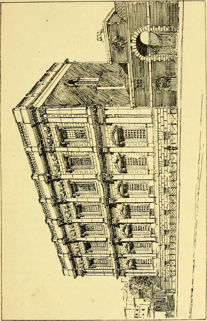 An illustration from A short history of renaissance architecture in England, 1500-1800, 1900, leaf 102