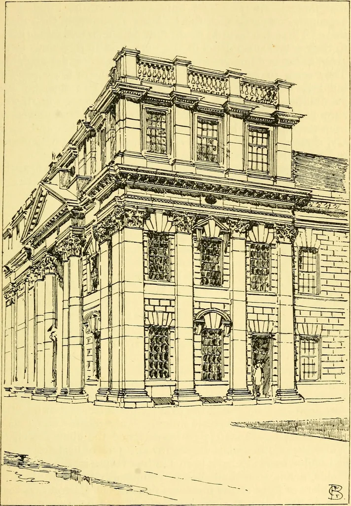 An illustration from A short history of renaissance architecture in England, 1500-1800, 1900, leaf 106