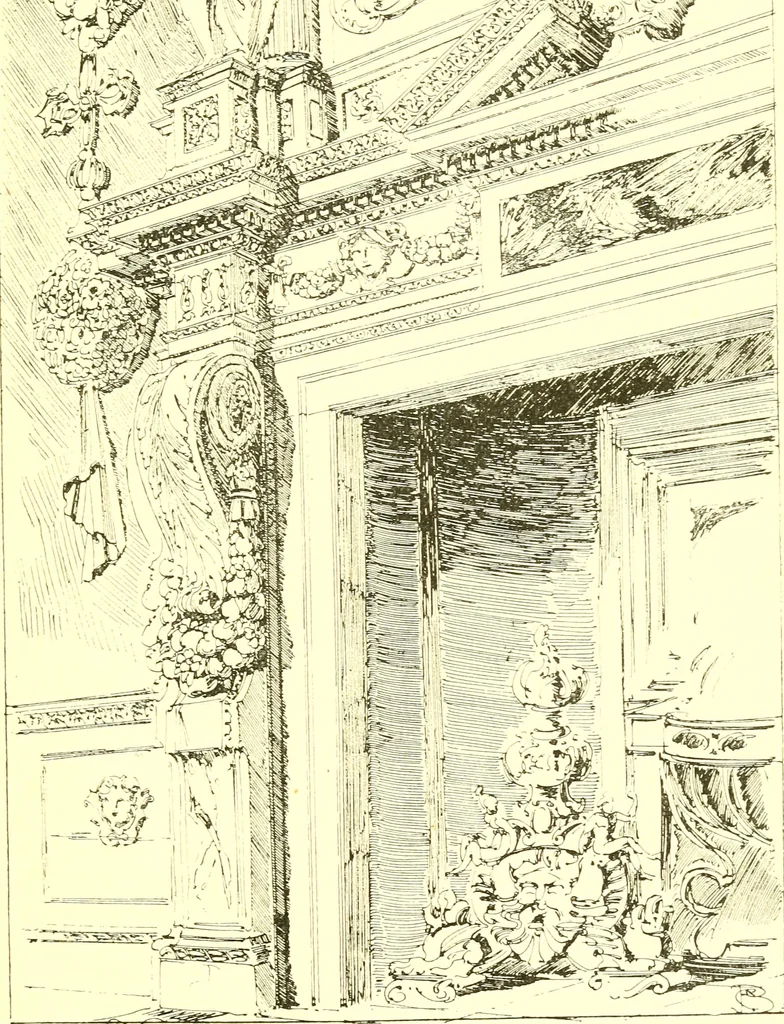 An illustration from A short history of renaissance architecture in England, 1500-1800, 1900, leaf 110