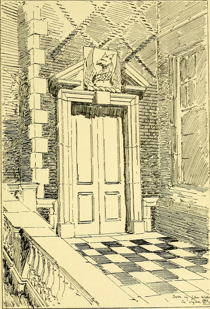 An illustration from A short history of renaissance architecture in England, 1500-1800, 1900, leaf 116