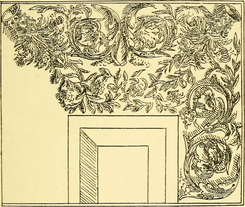 An illustration from A short history of renaissance architecture in England, 1500-1800, 1900, leaf 122