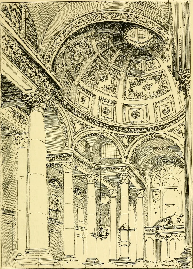 An illustration from A short history of renaissance architecture in England, 1500-1800, 1900, leaf 144