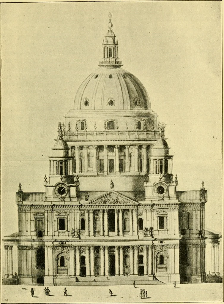 An illustration from A short history of renaissance architecture in England, 1500-1800, 1900, leaf 160