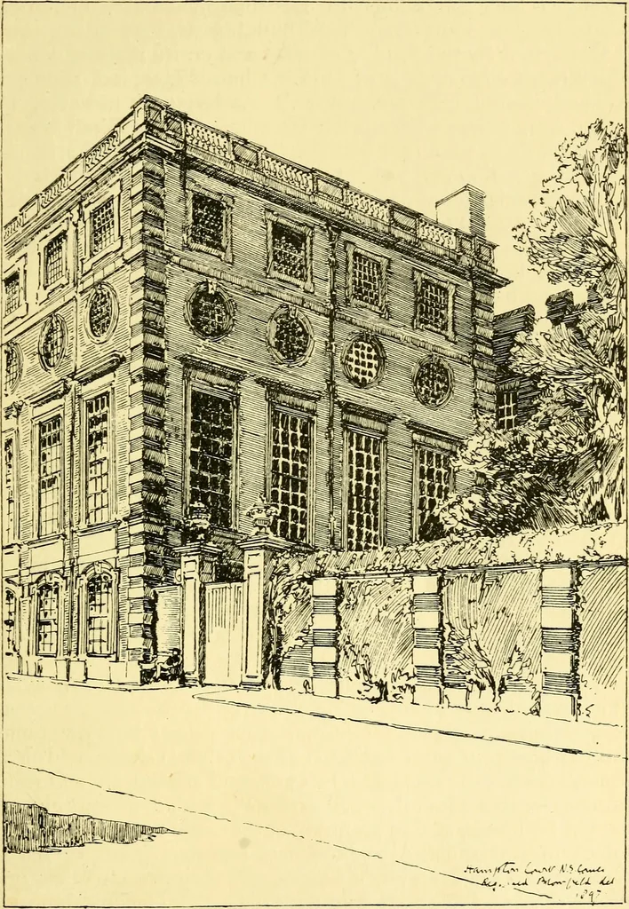An illustration from A short history of renaissance architecture in England, 1500-1800, 1900, leaf 166