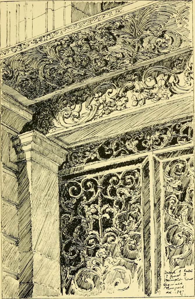 An illustration from A short history of renaissance architecture in England, 1500-1800, 1900, leaf 170
