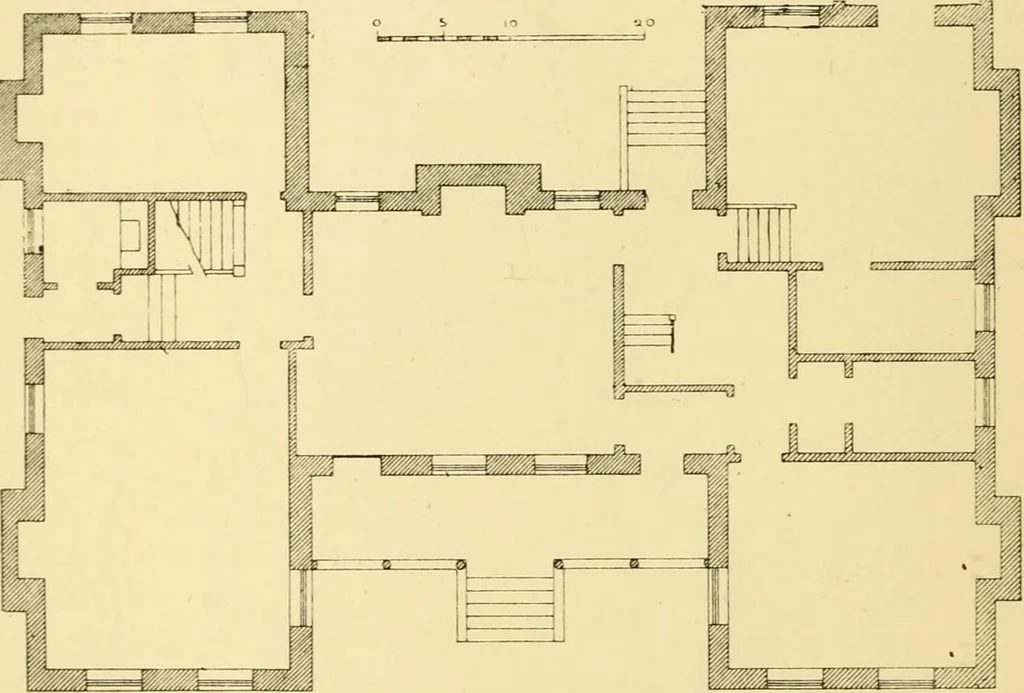 An illustration from A short history of renaissance architecture in England, 1500-1800, 1900, leaf 175