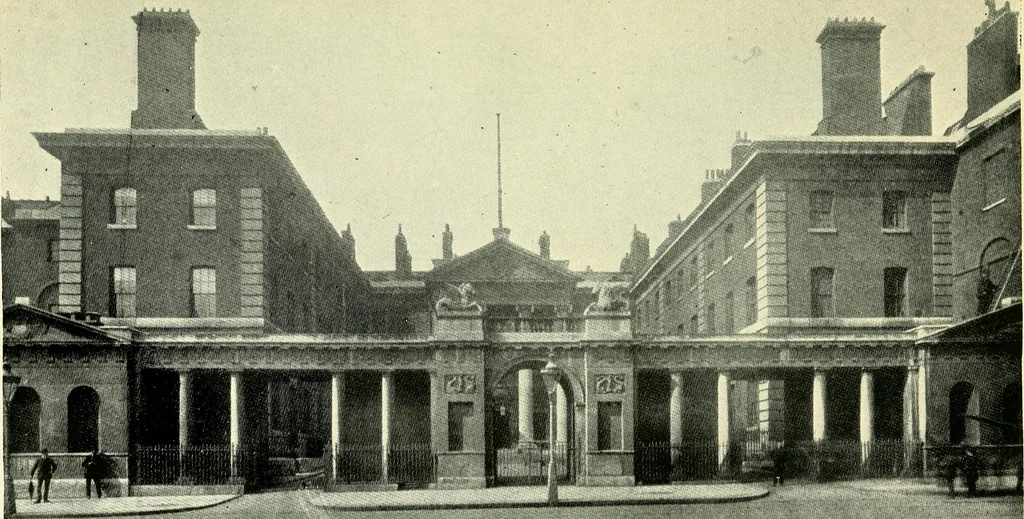 An illustration from A short history of renaissance architecture in England, 1500-1800, 1900, leaf 214