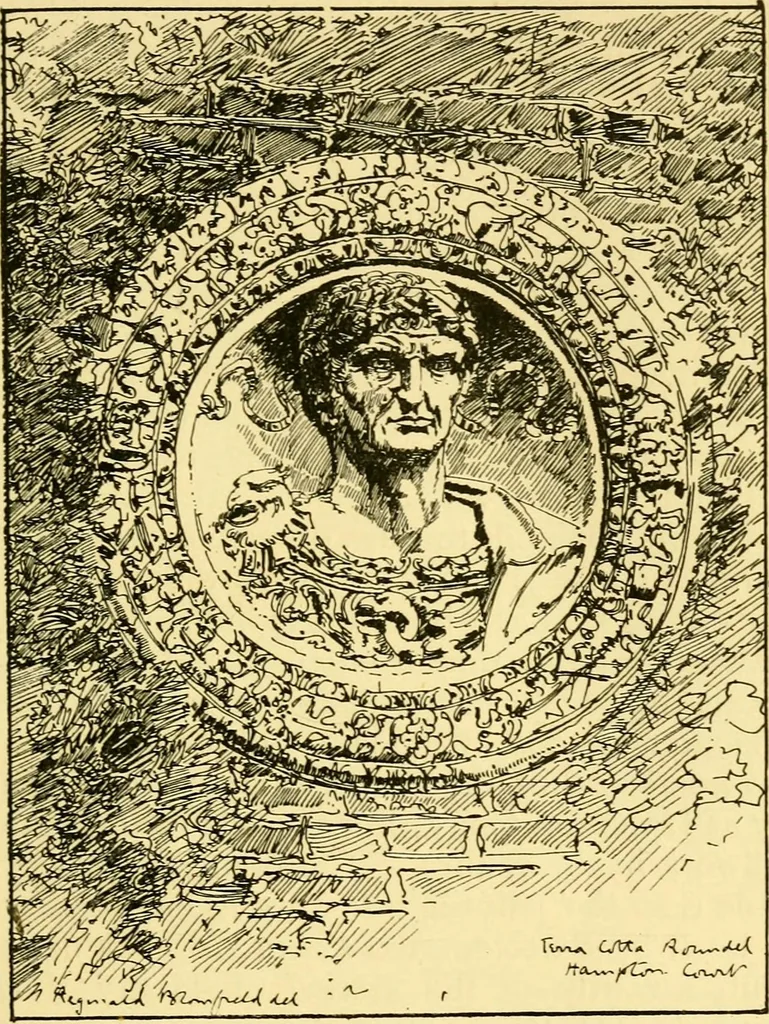 An illustration from A short history of renaissance architecture in England, 1500-1800, 1900, leaf 22