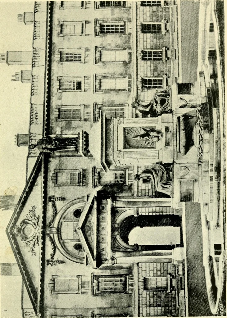 An illustration from A short history of renaissance architecture in England, 1500-1800, 1900, leaf 226