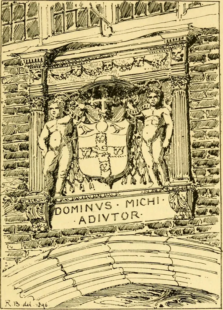 An illustration from A short history of renaissance architecture in England, 1500-1800, 1900, leaf 24