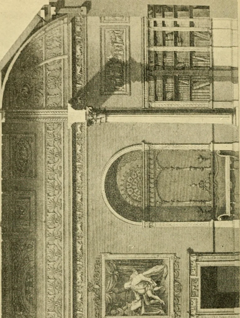 An illustration from A short history of renaissance architecture in England, 1500-1800, 1900, leaf 275