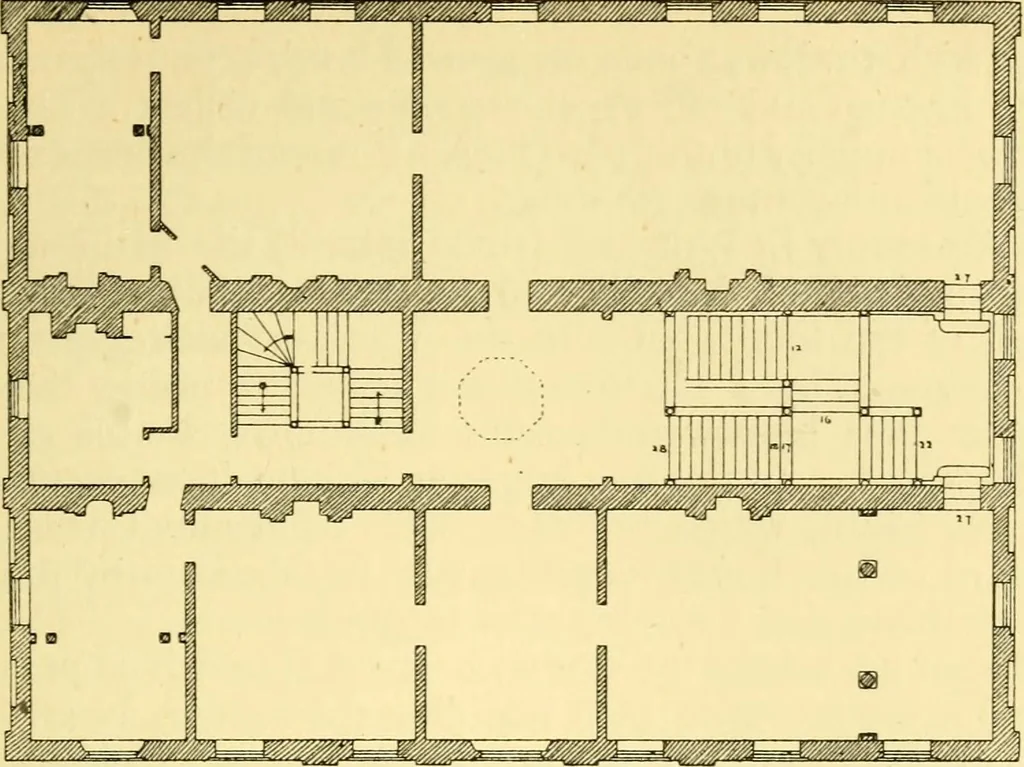 An illustration from A short history of renaissance architecture in England, 1500-1800, 1900, leaf 282