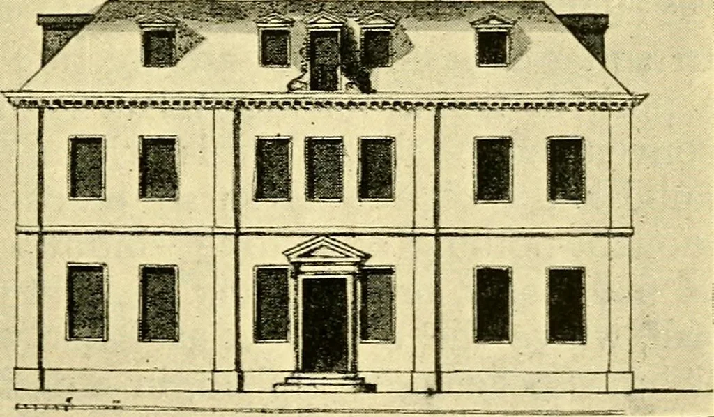 An illustration from A short history of renaissance architecture in England, 1500-1800, 1900, leaf 290