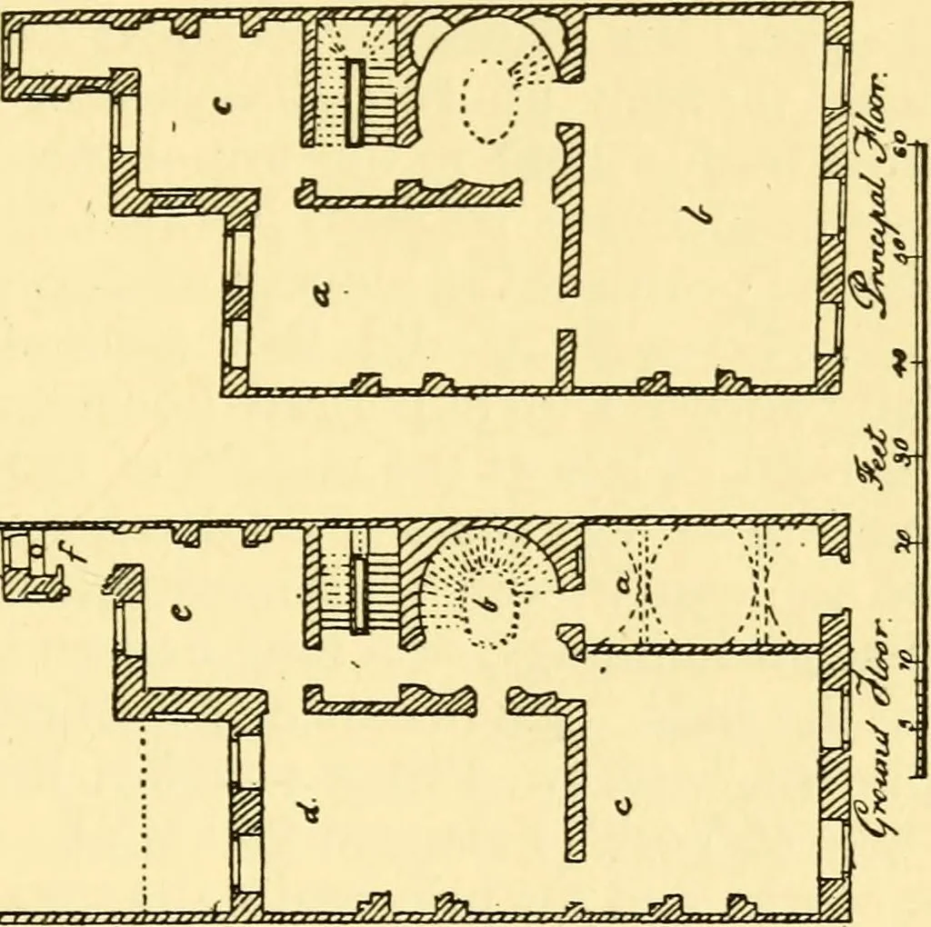 An illustration from A short history of renaissance architecture in England, 1500-1800, 1900, leaf 292