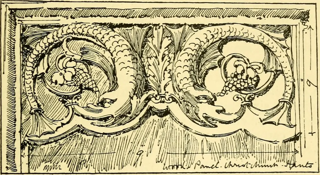 An illustration from A short history of renaissance architecture in England, 1500-1800, 1900, leaf 298