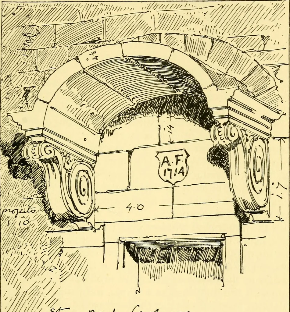 An illustration from A short history of renaissance architecture in England, 1500-1800, 1900, leaf 314
