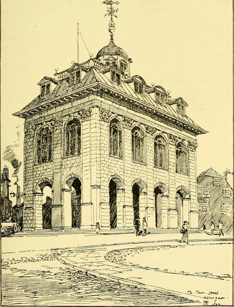 An illustration from A short history of renaissance architecture in England, 1500-1800, 1900, leaf 316