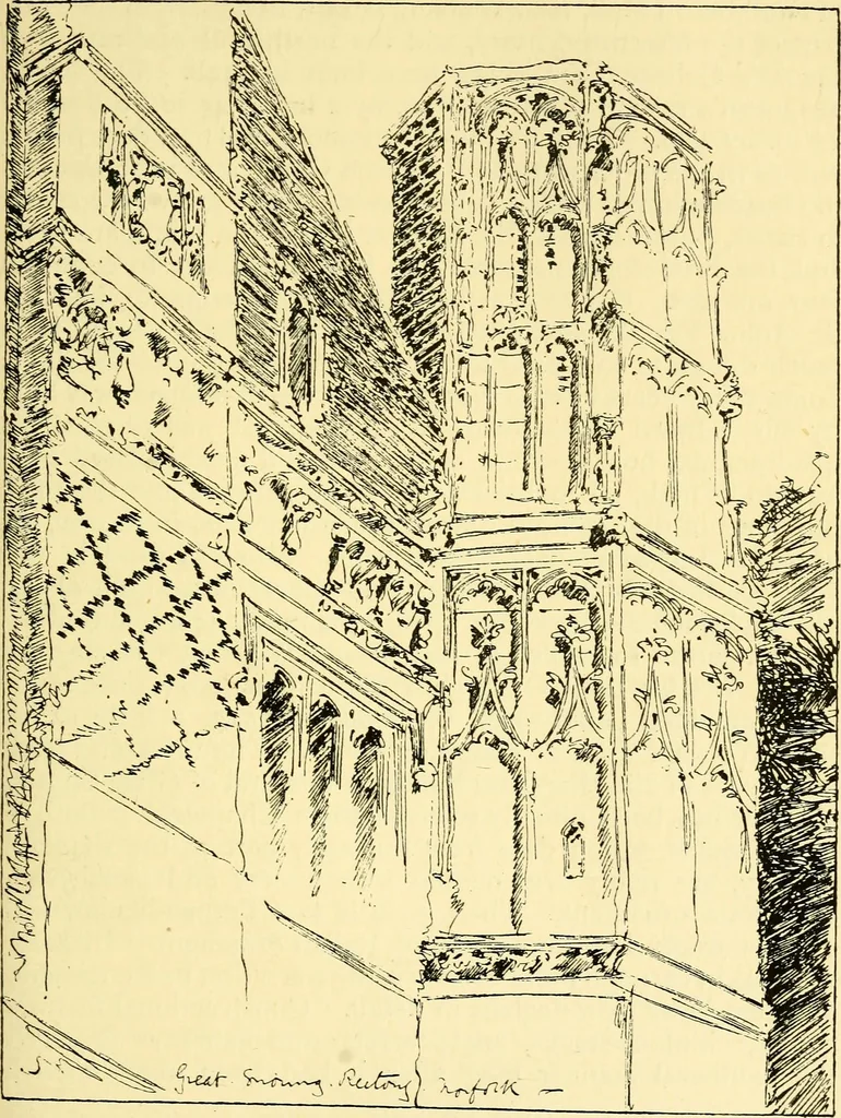 An illustration from A short history of renaissance architecture in England, 1500-1800, 1900, leaf 324