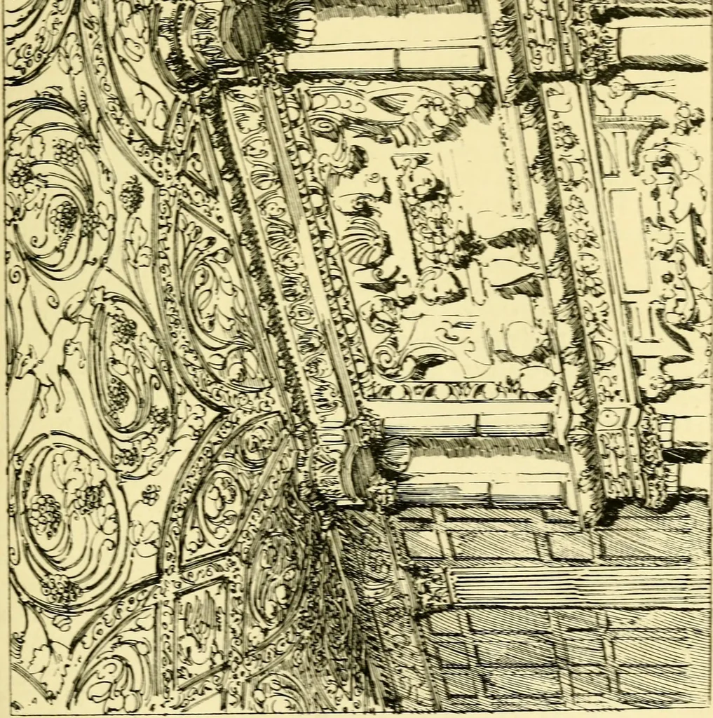 An illustration from A short history of renaissance architecture in England, 1500-1800, 1900, leaf 336