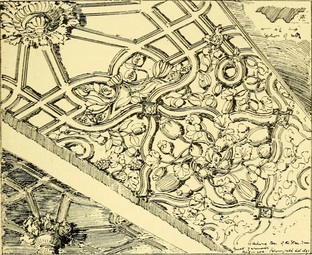 An illustration from A short history of renaissance architecture in England, 1500-1800, 1900, leaf 344