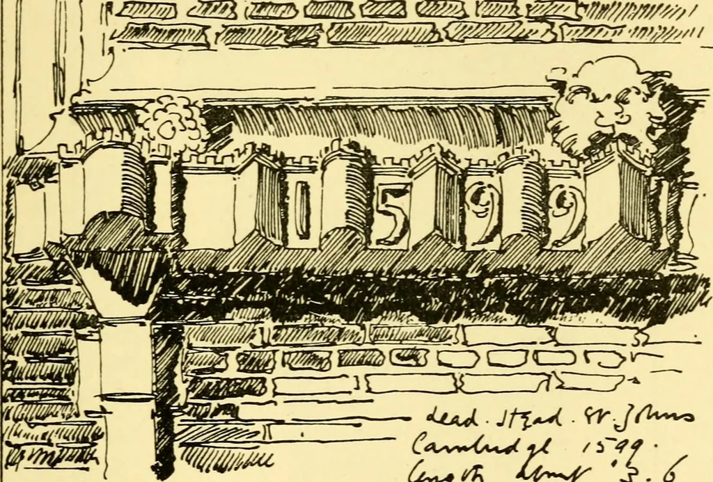 An illustration from A short history of renaissance architecture in England, 1500-1800, 1900, leaf 354