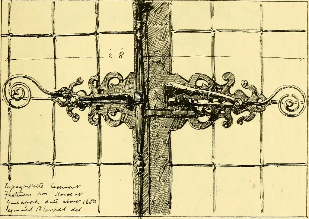 An illustration from A short history of renaissance architecture in England, 1500-1800, 1900, leaf 358