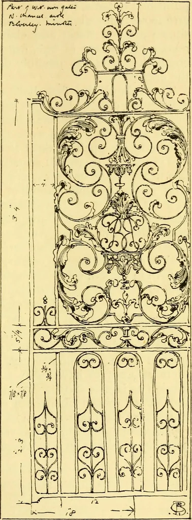 An illustration from A short history of renaissance architecture in England, 1500-1800, 1900, leaf 360
