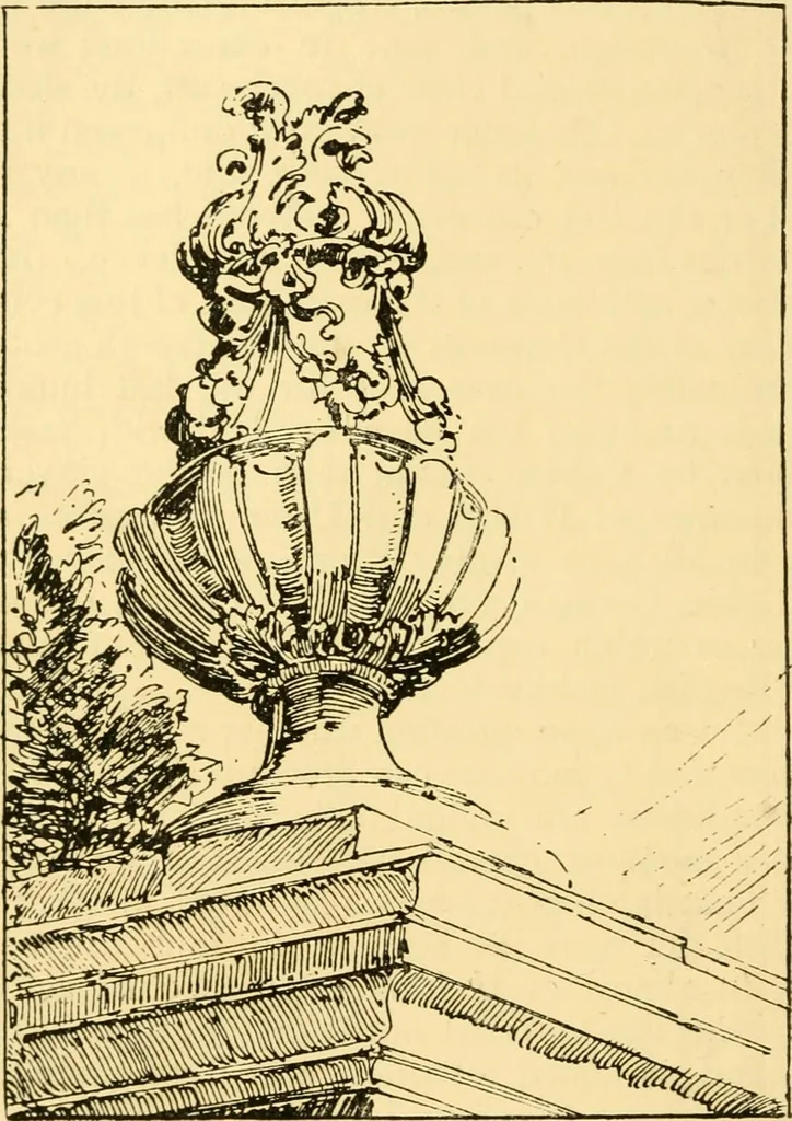 An illustration from A short history of renaissance architecture in England, 1500-1800, 1900, leaf 373