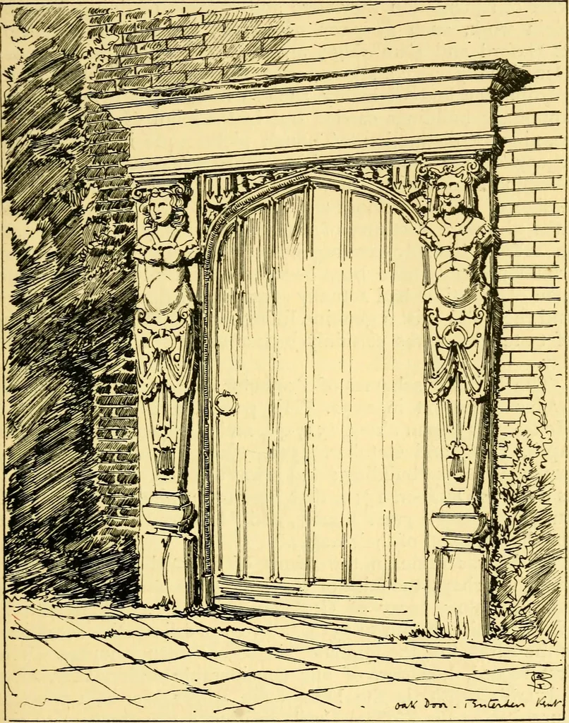 An illustration from A short history of renaissance architecture in England, 1500-1800, 1900, leaf 40