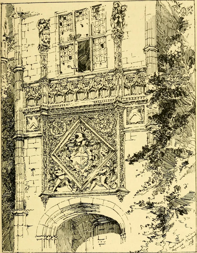 An illustration from A short history of renaissance architecture in England, 1500-1800, 1900, leaf 48