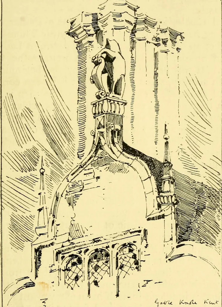 An illustration from A short history of renaissance architecture in England, 1500-1800, 1900, leaf 52